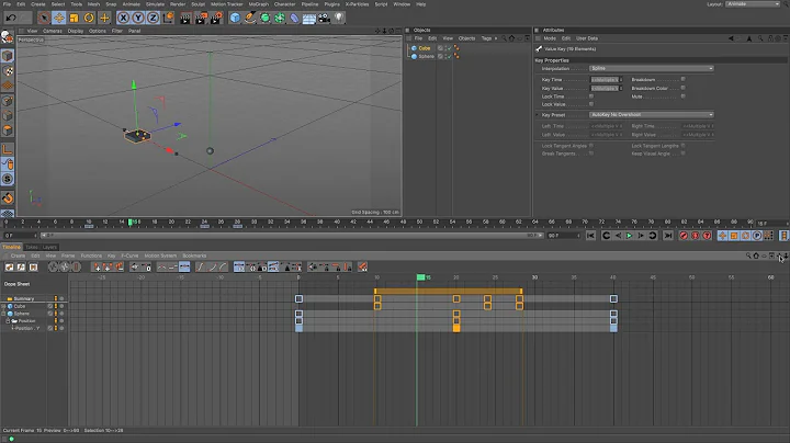 Cinema 4D Tutorial - The Timeline