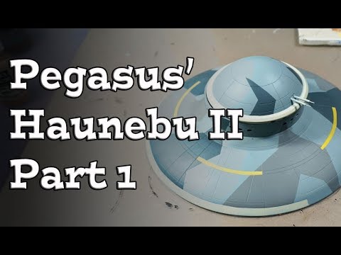 Pegasus 9119 Haunebu II German WWII UFO Flying Saucer Plastic Model Kit 1/144 