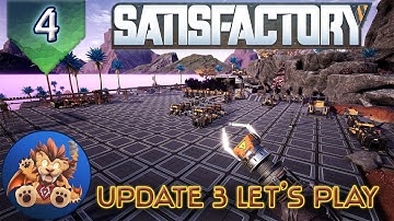 Satisfactory Update 3 - More Foundations - Starting a Bus - Factory Organising - Let