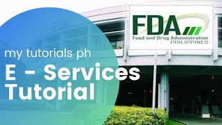 ESERVICES TUTORIAL - Paano magfile ng application online? LTO - FOOD AND DRUG ADMINISTRATION screenshot 5