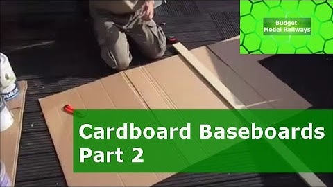 Model Railway Cardboard Baseboard Construction - Part 2 - The Making Stage!