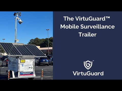 The VirtuGuard™ Mobile Surveillance Trailer for Remote Guarding - video from BOS Security