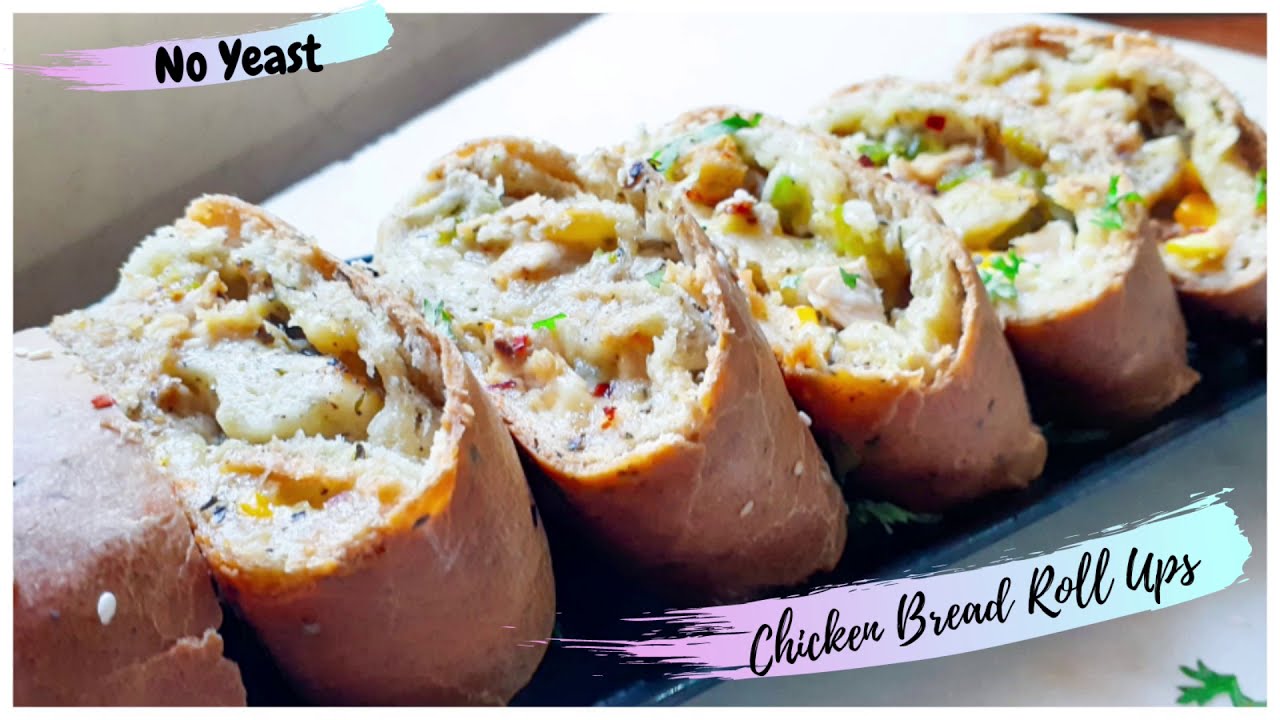 Chicken Bread Roll Ups No Yeast Bread Chicken Roll Ups How to prepare Chicken Roll Ups YouTube