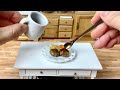 食べれるミニチュア料理 ハンバーグを作ったよ
