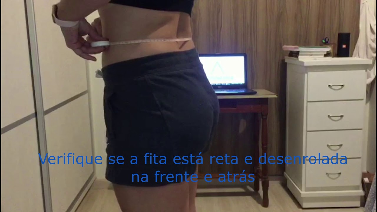 Como medir cintura e quadril - YouTube