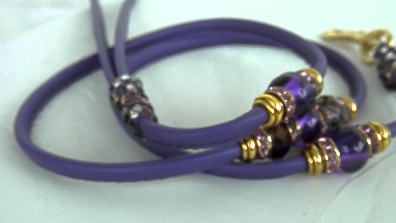 show lead ,leather show lead ,leather lead and collar, rolled leather YouTube