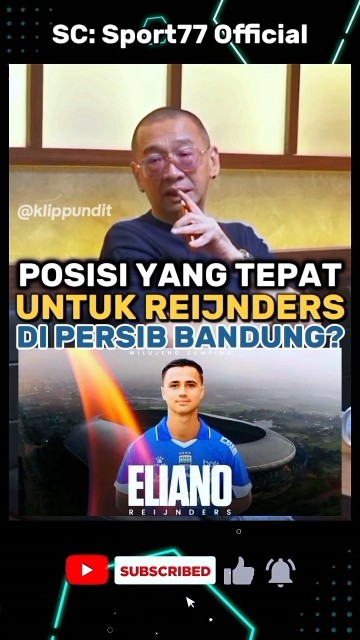 Which position is best suited for Eliano Reijnders at Persib Bandung? #elianoreijnders