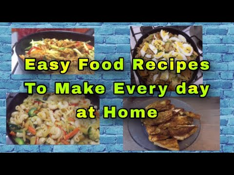 Easy Food Recipes to Make Every day at Home #foodies - YouTube