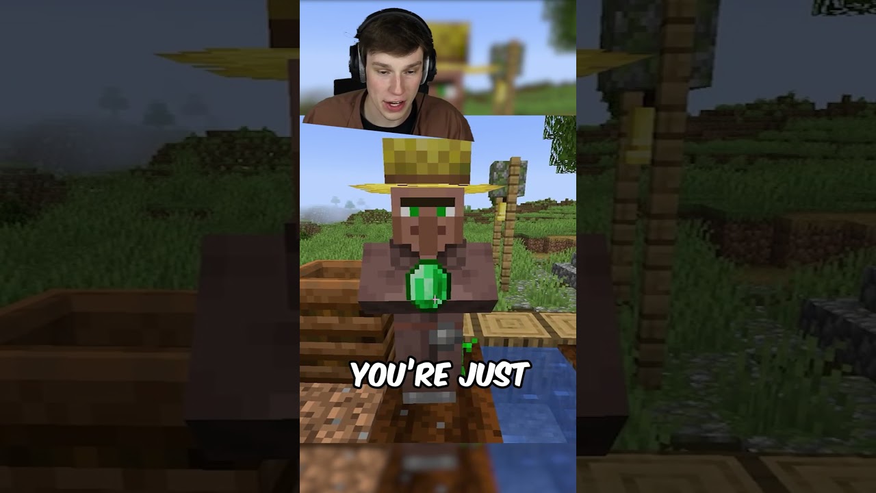 Minecraft, But I'm A Villager!
