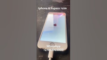 Iphone 6 bypass +sim #iphone #iphone6 #icloudbypass #apple