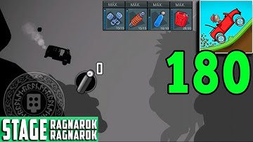 Hill Climb Racing - HIPPIE VAN in RAGNAROK - Gameplay Walkthrough Part 180(Android,iOS)