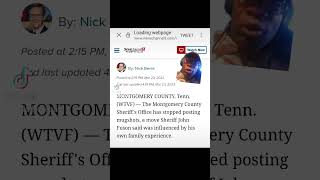 Sheriff removes mugshots because his own daughter is facing charges. #tennessee #shorts #acabdevil