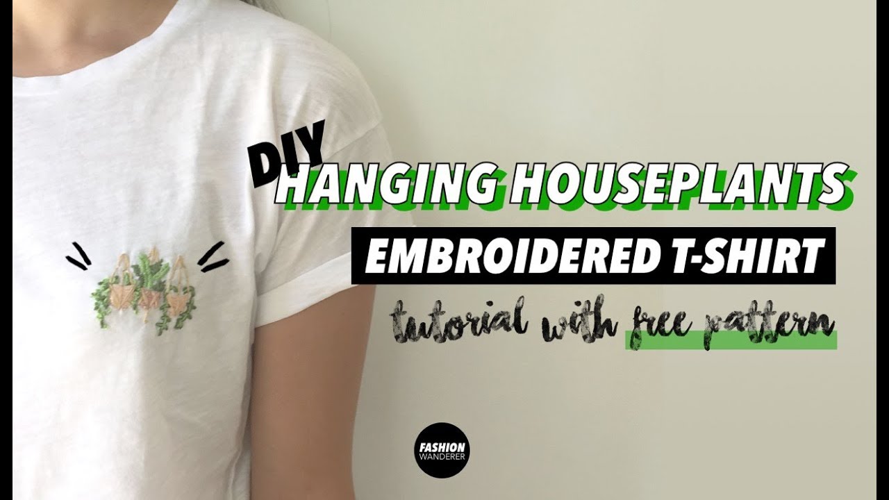t shirt embroidery tutorial