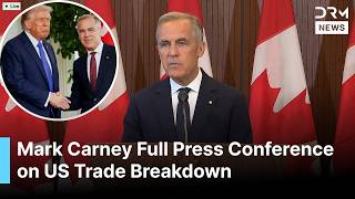 FULL PRESSER: Canadian PM Carney Strikes Back, Announces Tariffs on US After Talks Collapse | AC1G