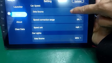 How to change KM/H display into MP/H display for DTB android radio of witson