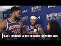 There Was A Joke Being Cracked Every 2 Seconds Jalen Brunson On Shooting Stars Win NBA On ESPN 