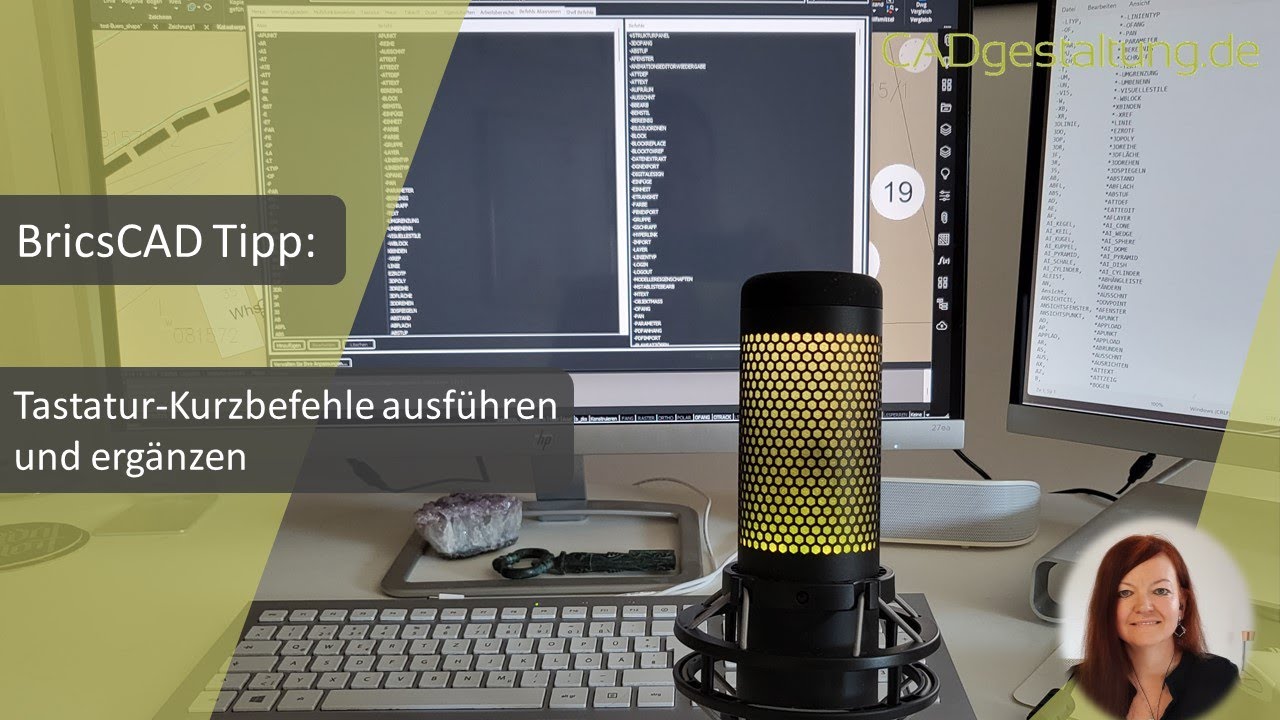 BricsCAD Tipp: Tastatur Kurz-Befehle erstellen