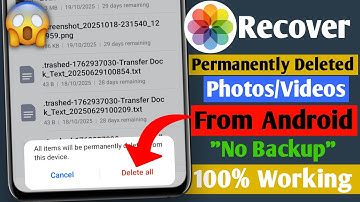 How To Recover Permanently Deleted Photos & Videos From Android | Recover Deleted Files