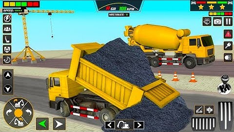 JCB Backhoe Loader Driving - Bus Simulator Indonesia #30 - Android Gameplay