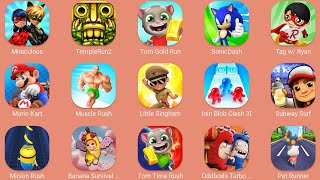 Tom Time Rush,Sonic Dash,Mario Kart,Banana Survival Master,Minion Rush,Join Blob Clash,Tom Gold Run by Winston Games 3,893 views 4 weeks ago 24 minutes