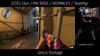 BOCW Uncut - Tommy Doesn't Know about that Wallbang + TaskMgr / MR NICE / [ICE] Clan viewing