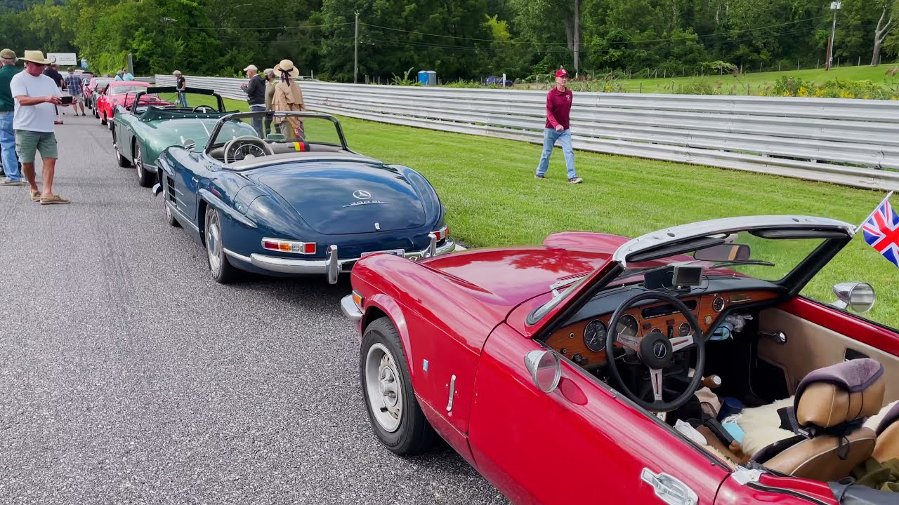 Lime Rock Vintage Car Parade 2021   4K