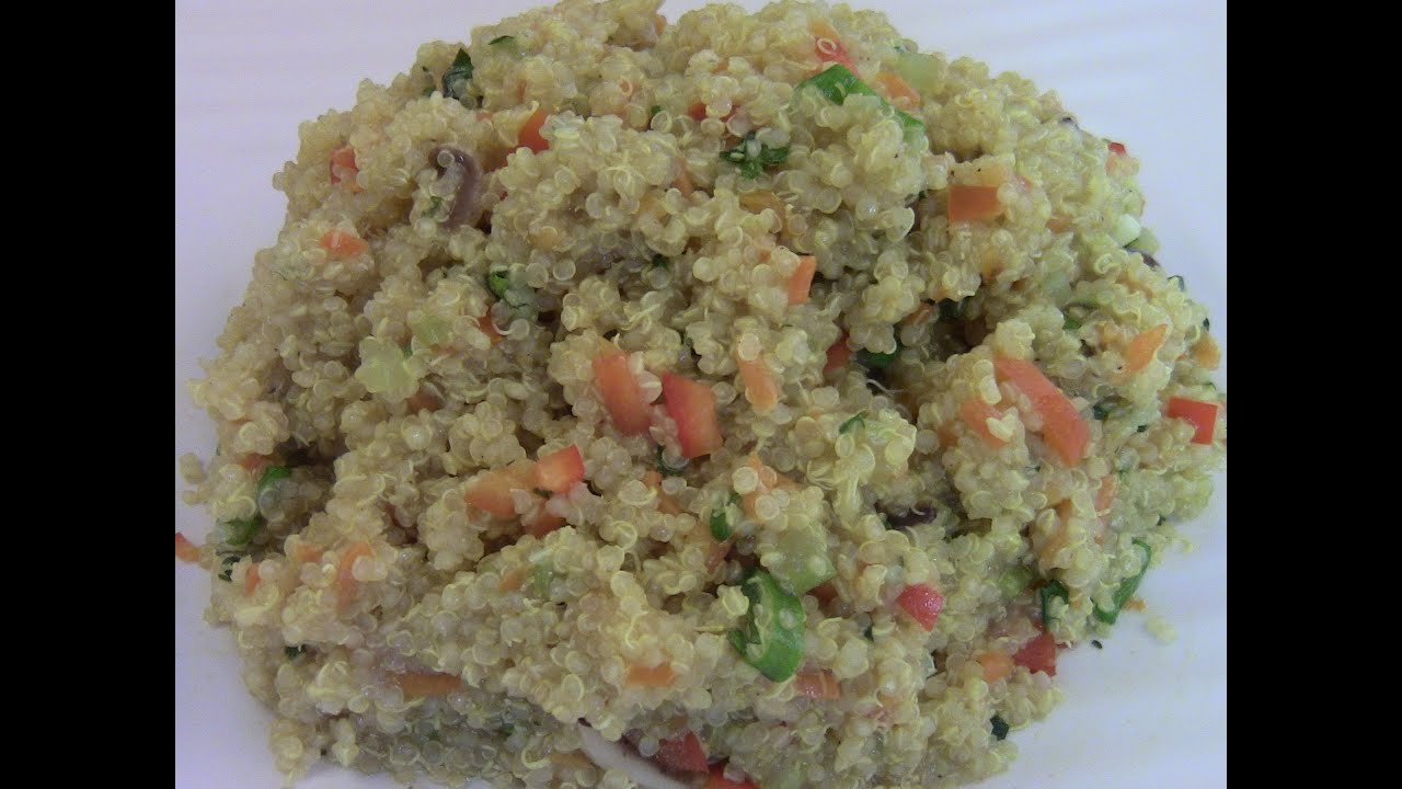 Vegan Vegetarian Asian Fusion Quinoa Recipe YouTube