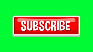 Green Screen Animated Subscribe Button with Sound Effect