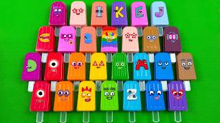 Numberblocks Slime Mixing ASMR: Finding Unboxing Clay in Ice Cream Shape Colorful! Satisfying ASMR