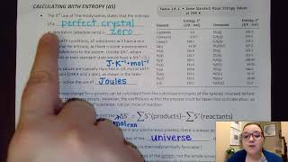 AP Chem U9: Calculating with Entropy