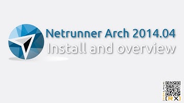 Netrunner Arch 2014.04 Install and overview | its rolling [HD]