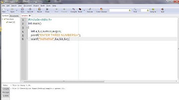 HOW TO FIND THE SUM AND AVERAGE OF THREE NUMBERS