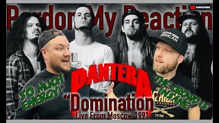 "Soooo HEAVY!" - REACTION - PANTERA: Domination | Live