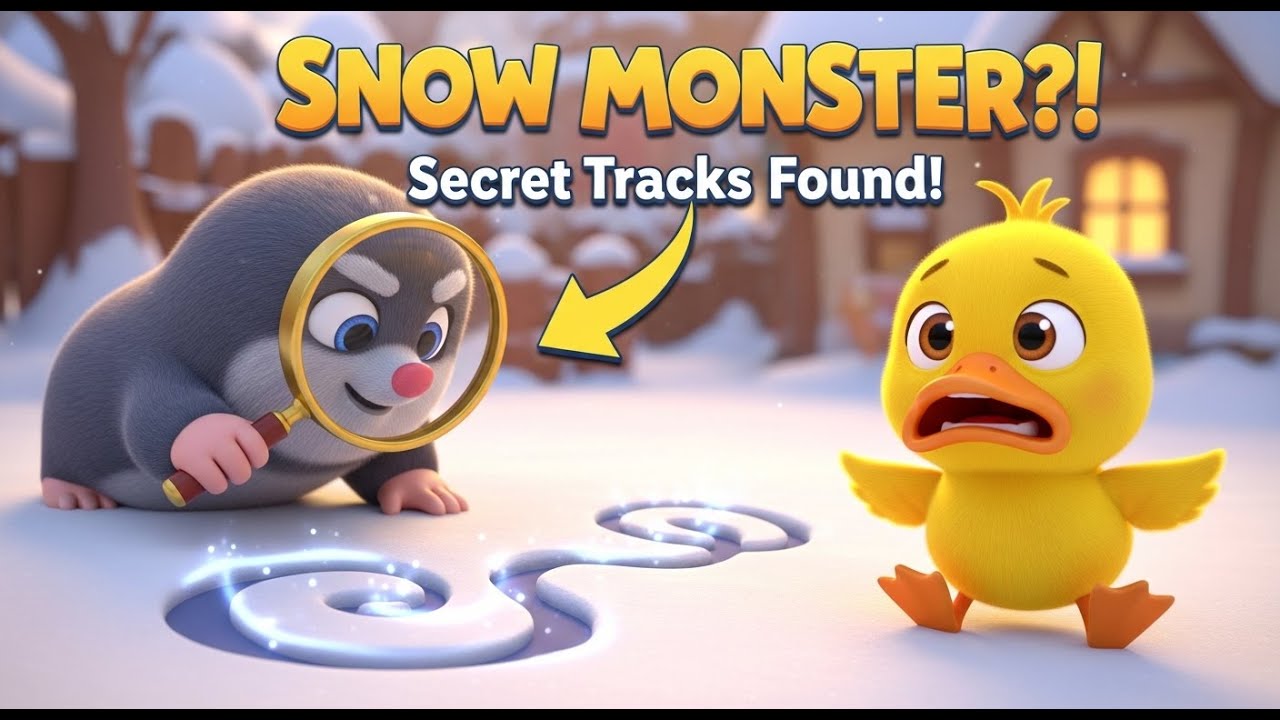 The Snow Monster's SECRET! | A Cozy Winter Cartoon for Kids