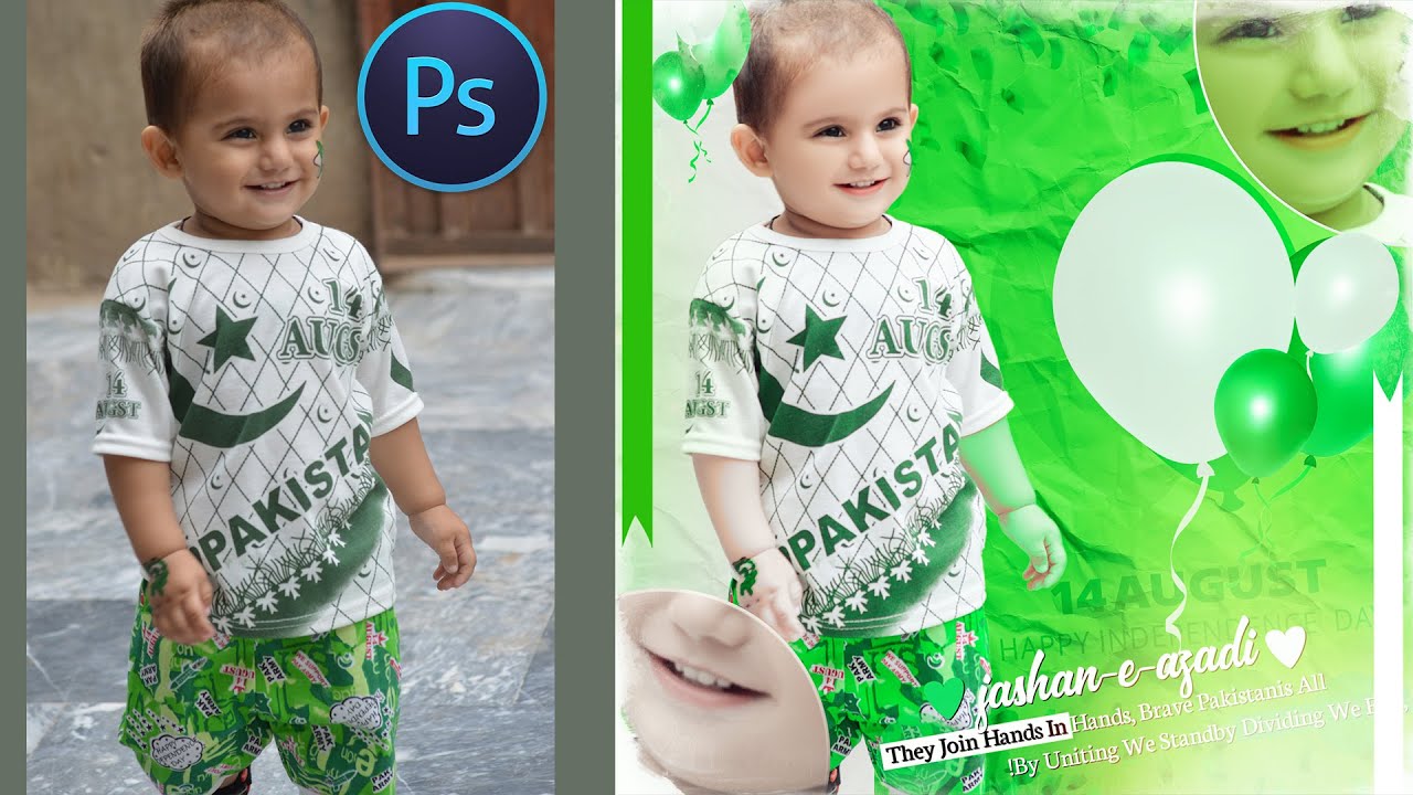 Independence Day Photo Editing 14 August Editing Banner Full Hindi Urdu