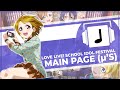 &quot;Main Page (µ&#39;s)&quot; Love Live! School Idol Festival Remix