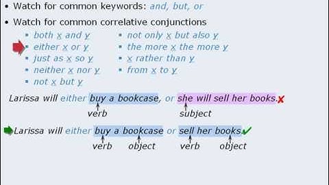 24. GMAT Sentence Correction Lesson: Parallelism - Part I