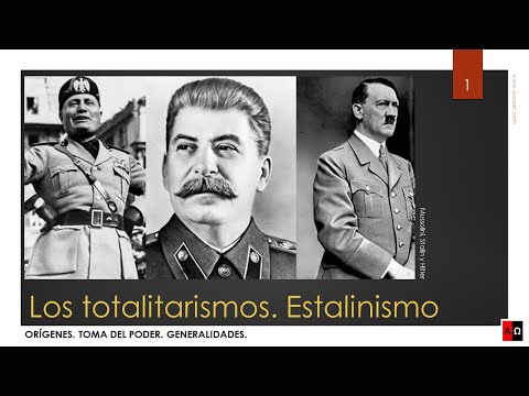 Los totalitarismos. Estalinismo