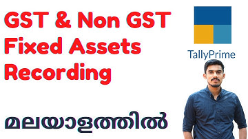 Fixed Assets Recording in Tally Prime | CHAPTER 10