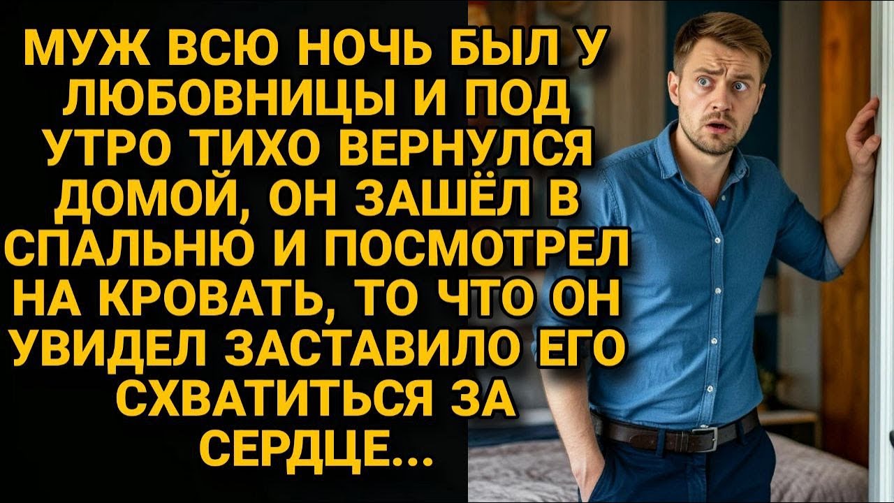 Муж вернулся под утро от любовницы. Открыл дверь спальни — и то, что увидел...