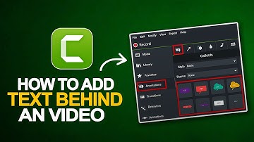 How to Add Text Behind an Object in Camtasia | Camtasia Tutorial For Beginner