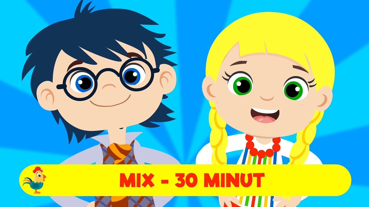 MIX 30 MINUT - WYLICZANKA DLA DZIECI - ŚPIEWAJĄCE BRZDĄCE PIOSENKI DLA DZIECI