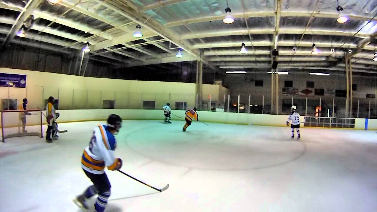 Ice hockey with gopro helmet cam YouTube