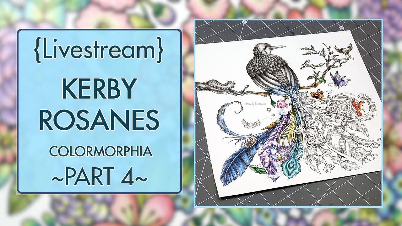 Kerby Rosanes: Colormorphia. My Finished Coloring Book Pages 