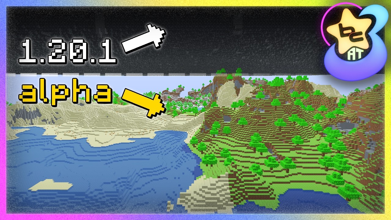 This Mod Puts Alpha Minecraft Under Your World - YouTube