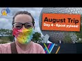 Seeing the Epcot pylons for the first time - August day 4