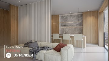 D5 Render realistic interior rendering tutorial | Pantry 196