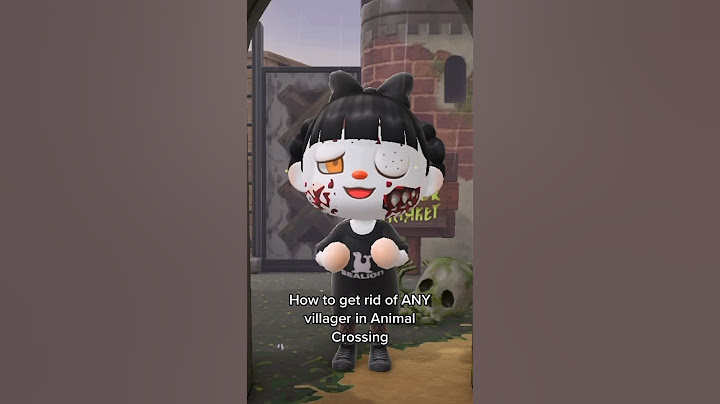 How to get rid of any villager in Animal Crossing #acnh #animalcrossing #animalcrossingnewhorizons