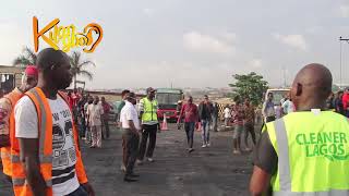 Footage from the accident at Otedola Bridge Explosion. May The Soul Of The Departed Rest In Peace