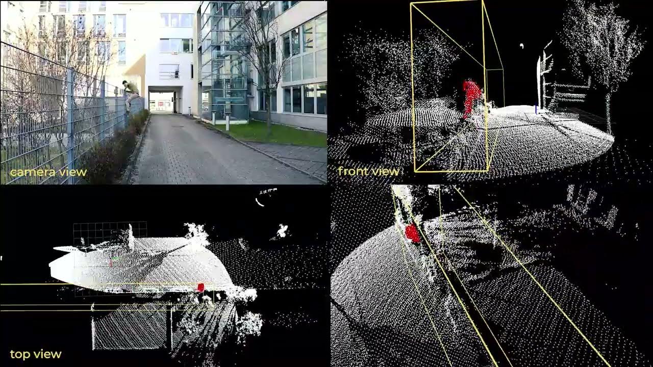 Blickfeld LiDAR sensor detecting fence intrusion YouTube